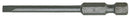 Teng Tools FL7010A02 Bit 1/4" Hex Drive 70mm Length 5.5 x 1.2mm Flat Bit 2 Pieces