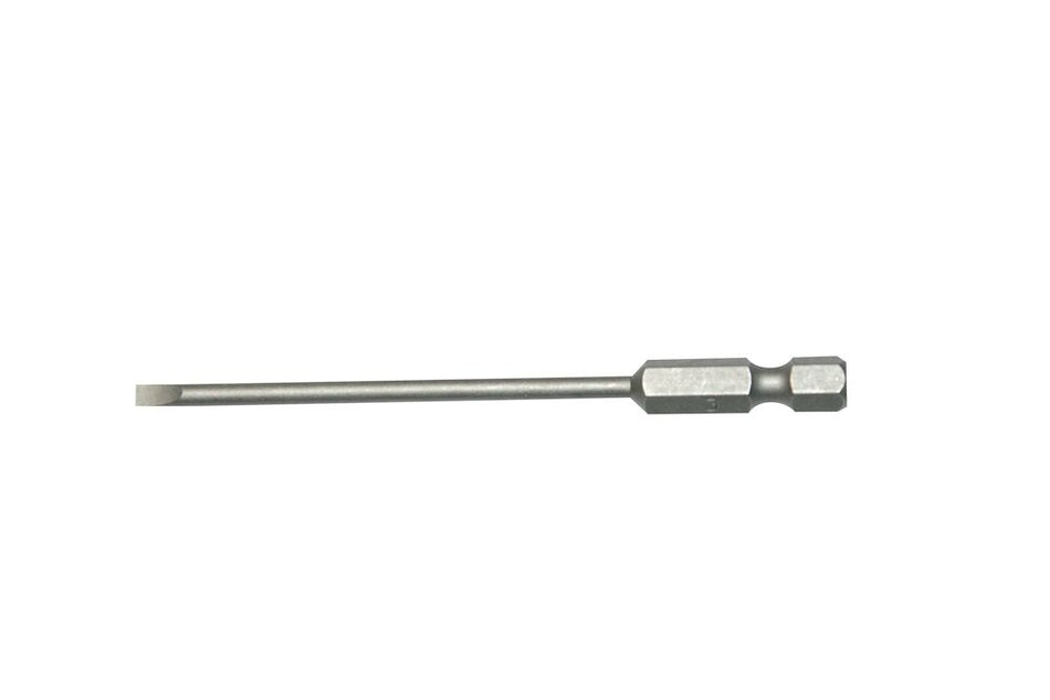 Teng Tools FL8908A01 Bit 1/4" Hex Drive 89mm Length 4.0 x 0.8mm Flat Bit 1 Piece