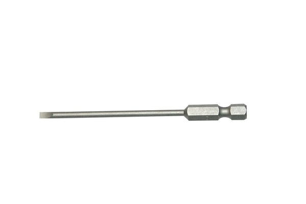 Teng Tools FL8908A01 Bit 1/4" Hex Drive 89mm Length 4.0 x 0.8mm Flat Bit 1 Piece