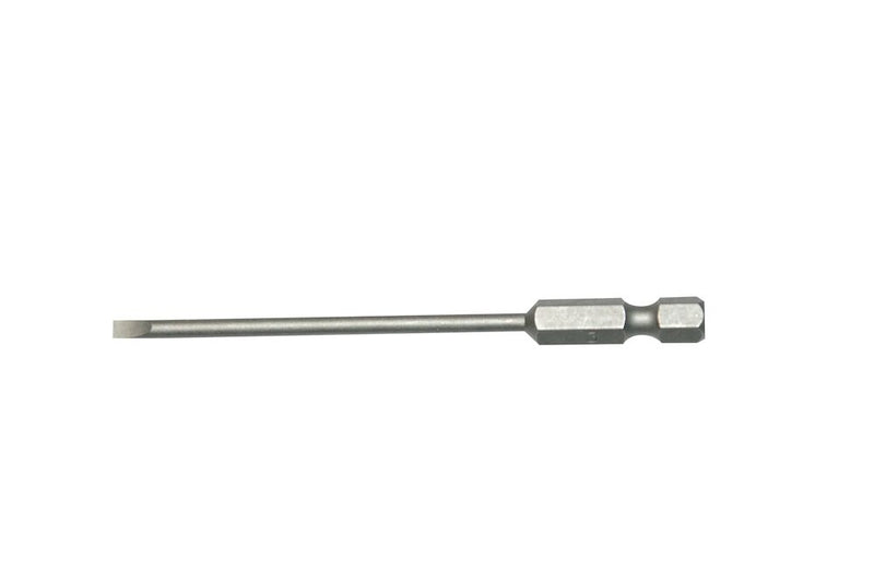 Teng Tools FL8908A01 Bit 1/4" Hex Drive 89mm Length 4.0 x 0.8mm Flat Bit 1 Piece