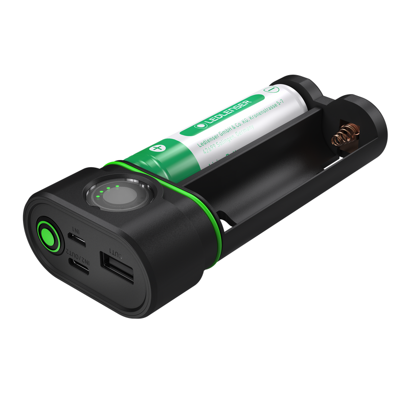 Ledlenser 502127 NEW FLEX10 Powerbank Plus incl 2 x L-ion 21700 (9000mAh)