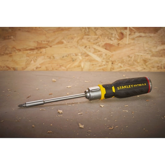 STANLEY® FMHT0-62690 FATMAX® Regular Ratchet Screwdriver With 12 Bits