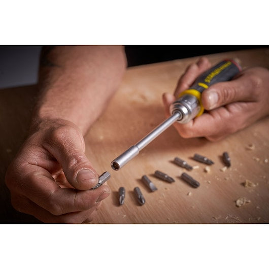 STANLEY® FMHT0-62690 FATMAX® Regular Ratchet Screwdriver With 12 Bits