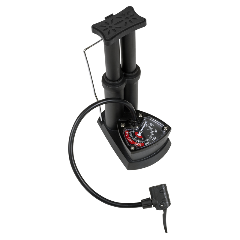 Sealey FP7 Mini Twin Barrel Bicycle Foot Pump