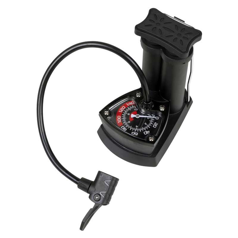 Sealey FP7 Mini Twin Barrel Bicycle Foot Pump