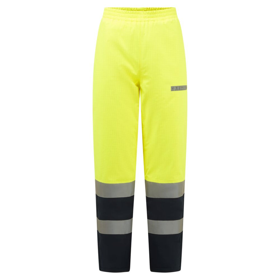 Portwest Bizflame Rain+ Hi-Vis Multi-Norm Contrast FR Winter Trousers