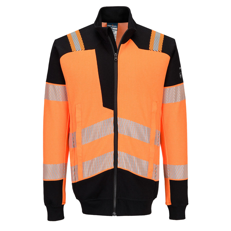 Portwest PW3 Modaflame Knit HVO FR Full Zip Sweatshirt
