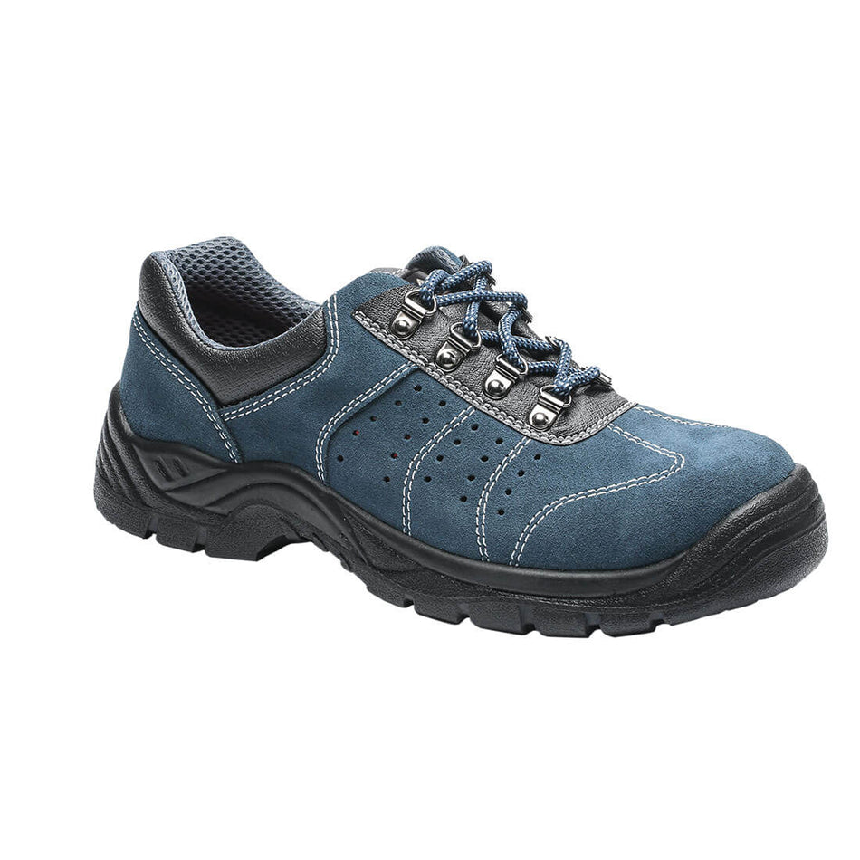 Portwest Steel Suede Leather Low Shoe S1P SR FO