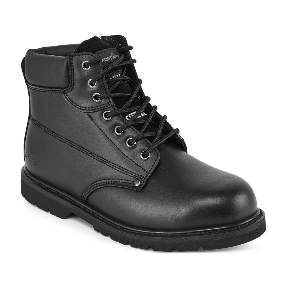 Portwest Steel Action Leather Ankle Boot SBP HRO
