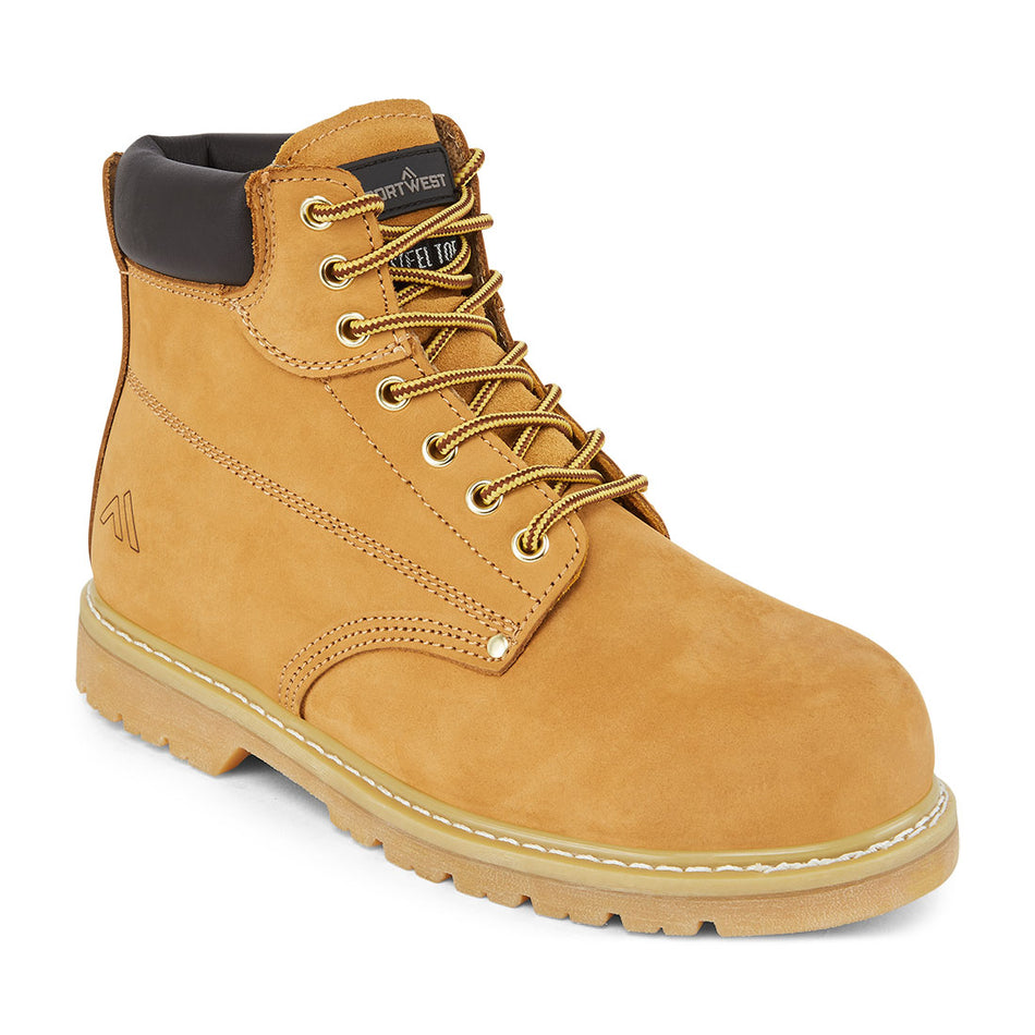 Portwest Steel Leather Welted Ankle Boot SB HRO