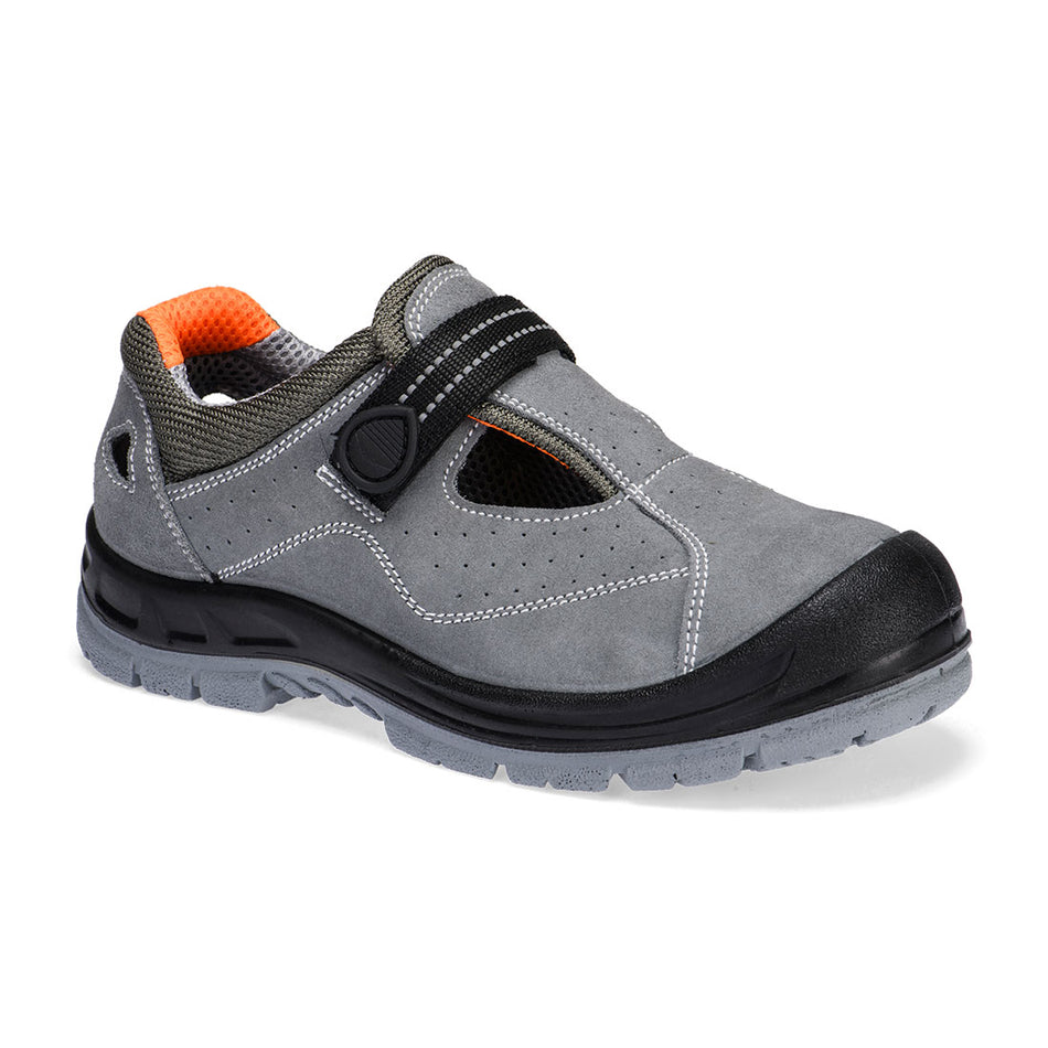 Portwest Steel Cow Suede Leather Sandal S1 SR FO