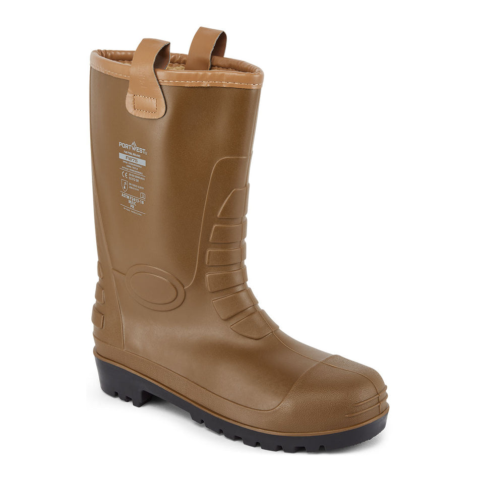 Portwest Steel PVC Rigger Boot S5 FO CI