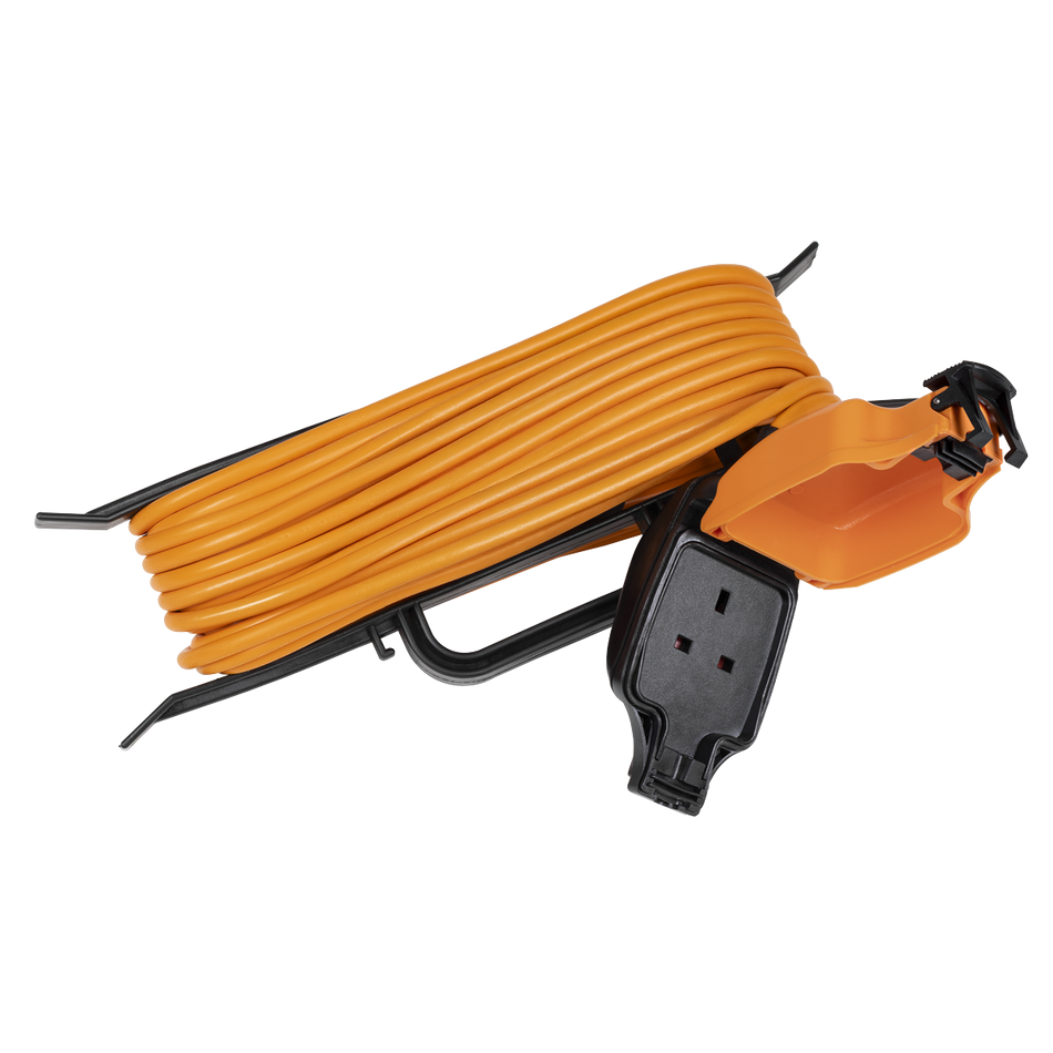 Sealey GCR15H 15m Weatherproof Extension Lead with H-Frame 1 x 230V