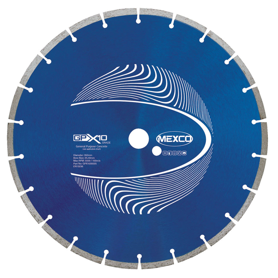 Mexco GPX1035025 350MM CONCRETE X10 GRADE