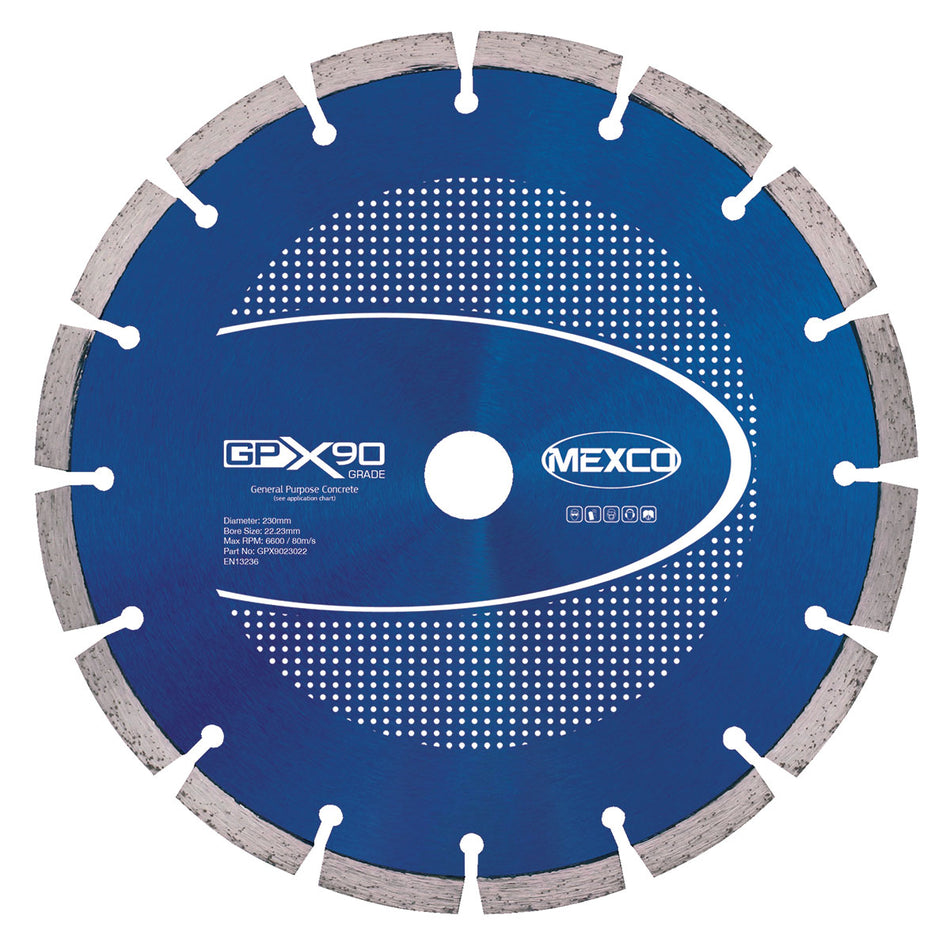 Mexco GPX9023022 230MM CONCRETE X90 GRADE