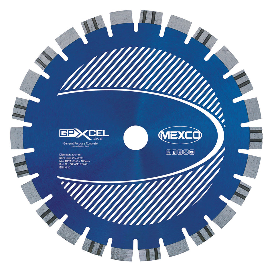 Mexco GPXCEL23022 230MM CONCRETE XCEL GRADE