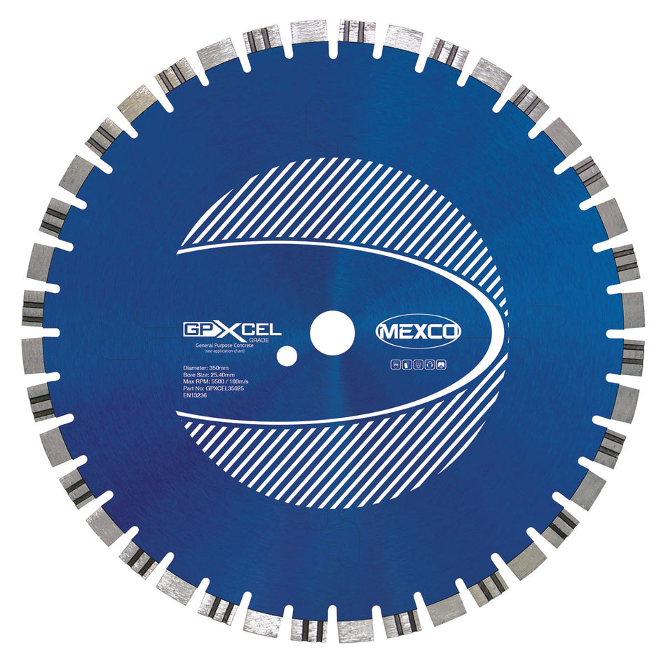 Mexco GPXCEL35025 350MM CONCRETE XCEL GRADE 25.4MM BORE