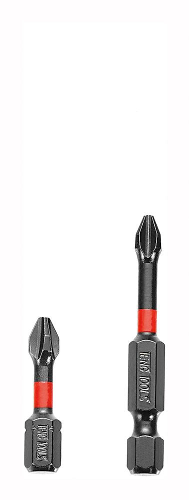 Teng Tools GRP3000201 Impact Bit PH2 G Type 30mm Length 1/4" Hex Drive 1 Piece