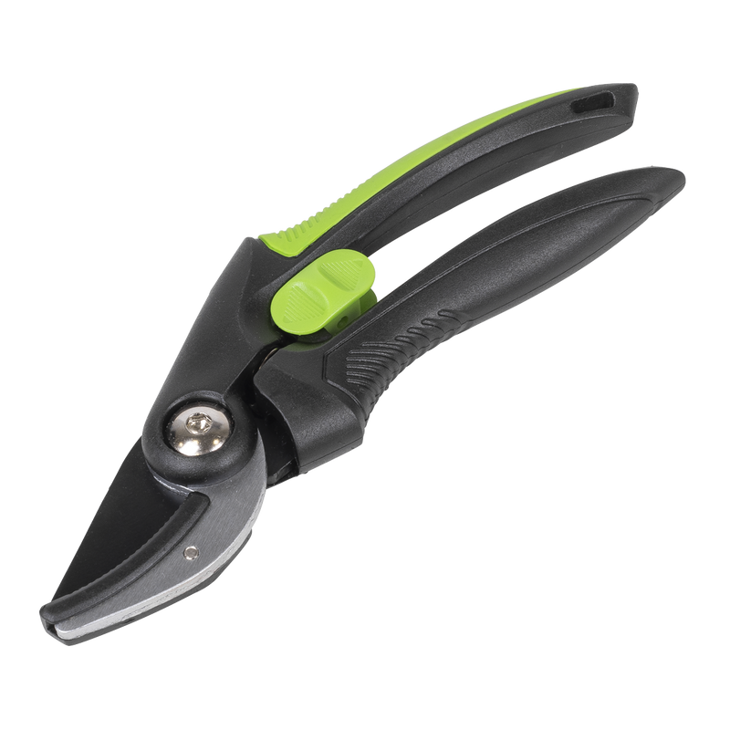 Sealey GTSG002 Anvil Secateurs with Soft Grip Handle, Safety Lock & Carbon Steel Blade, 208mm