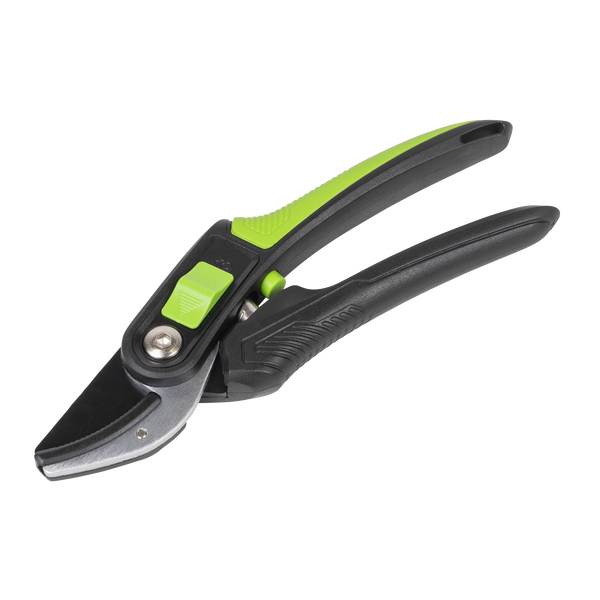Sealey GTSG005 Anvil Secateurs with Soft Grip Handle, 3-Stage Safety Lock & Carbon Steel Blade, 220mm