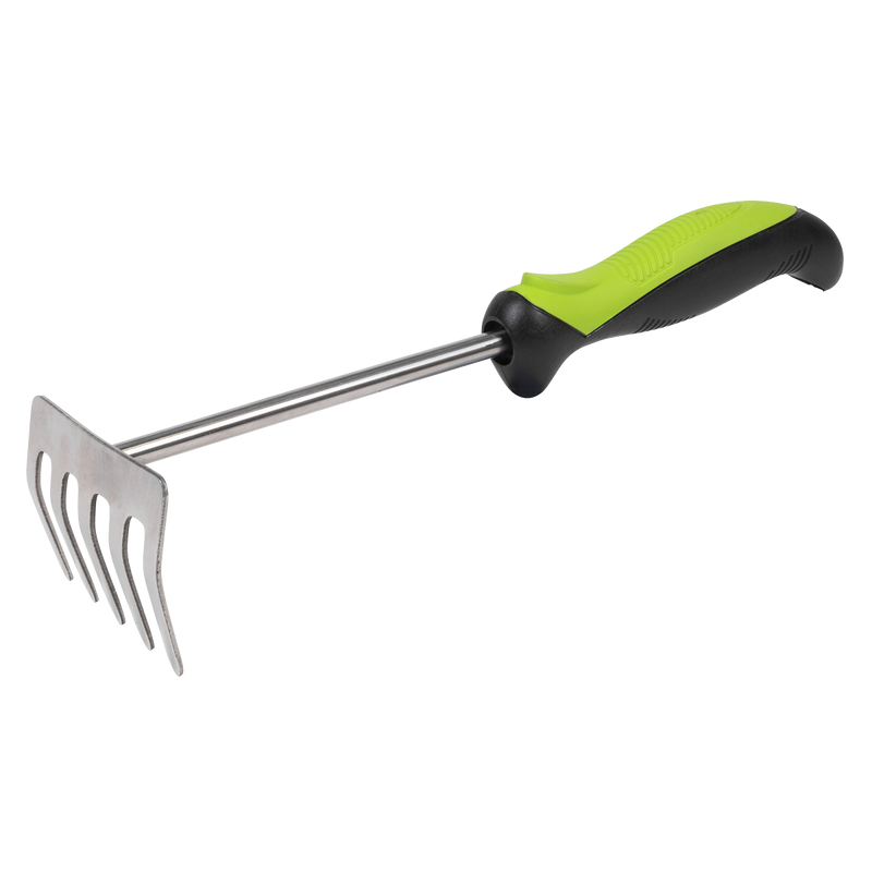 Sealey GTSG010 Hand Rake with Soft Grip Handle & Stainless Steel Tines 310mm
