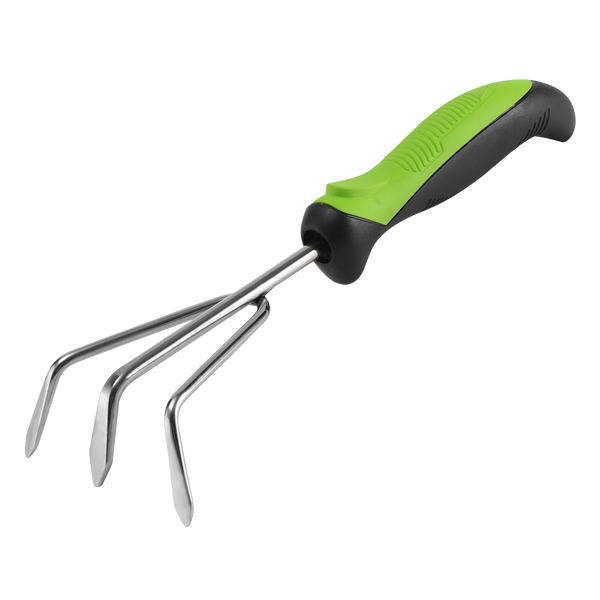 Sealey GTSG011 Hand Cultivator with Soft Grip Handle & Stainless Steel Tines