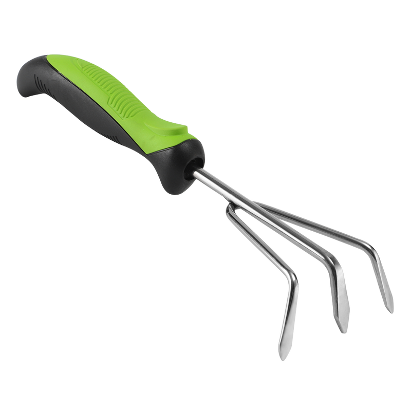 Sealey GTSG011 Hand Cultivator with Soft Grip Handle & Stainless Steel Tines