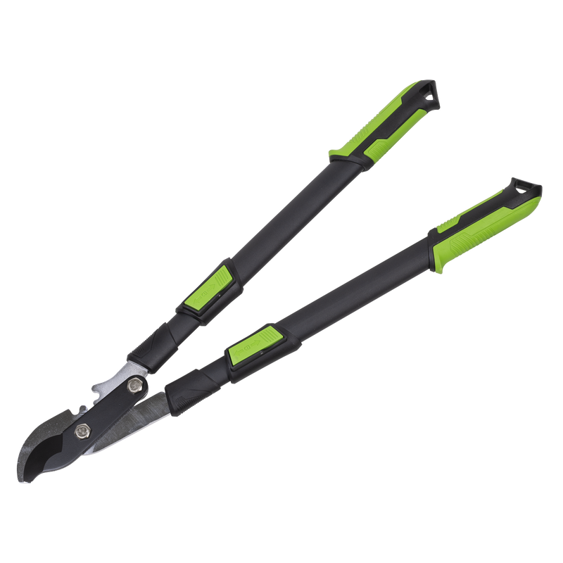 Sealey GTSG016 Telescopic Bypass Lopping Shears with Soft Grip Handle, Geared & Carbon Steel Blade