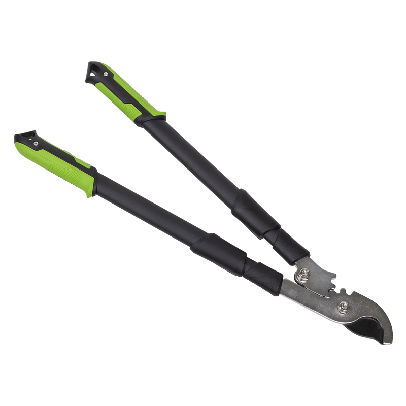 Sealey GTSG016 Telescopic Bypass Lopping Shears with Soft Grip Handle, Geared & Carbon Steel Blade