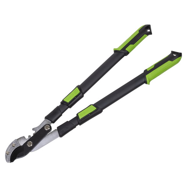 Sealey GTSG017 Telescopic Anvil Lopping Shears with Soft Grip Handle, Geared & Carbon Steel Blade