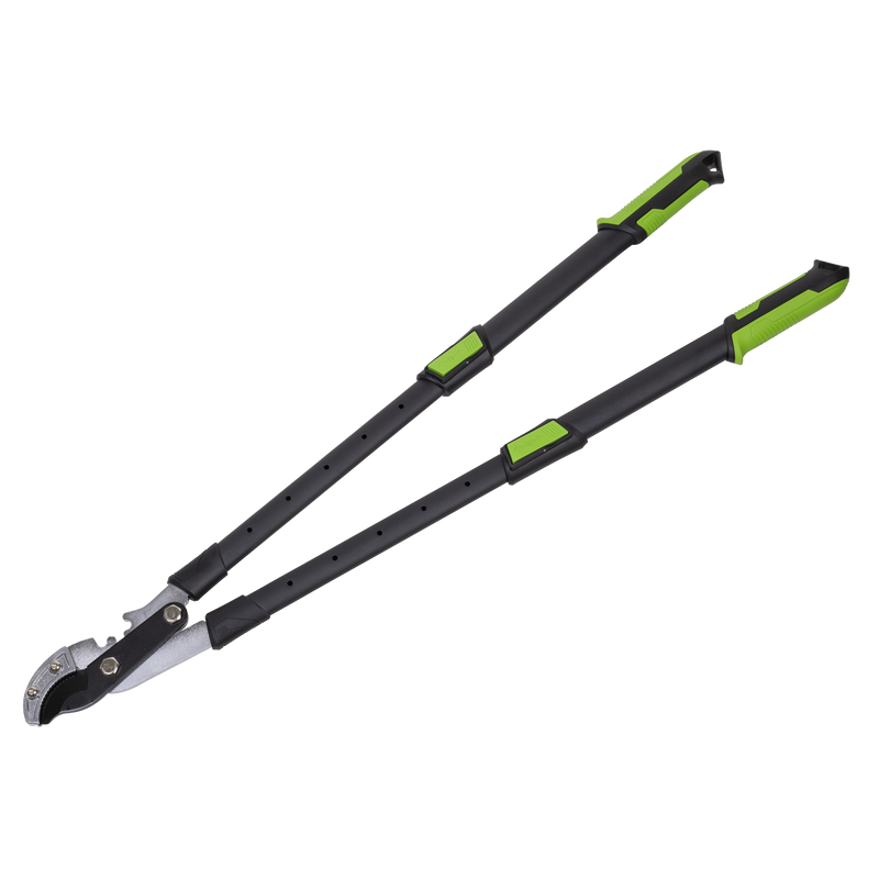 Sealey GTSG017 Telescopic Anvil Lopping Shears with Soft Grip Handle, Geared & Carbon Steel Blade