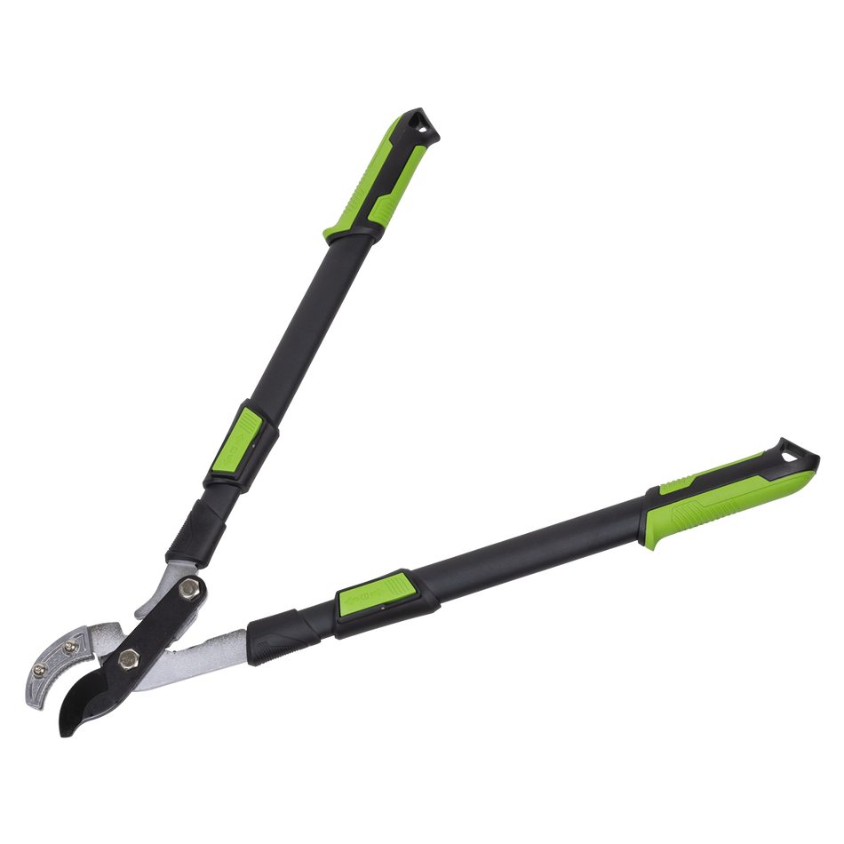 Sealey GTSG017 Telescopic Anvil Lopping Shears with Soft Grip Handle, Geared & Carbon Steel Blade