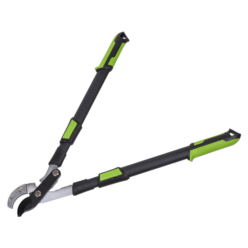Sealey GTSG017 Telescopic Anvil Lopping Shears with Soft Grip Handle, Geared & Carbon Steel Blade