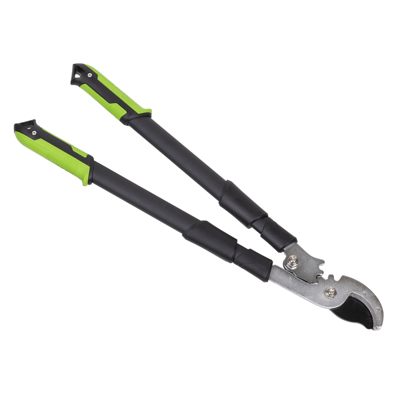 Sealey GTSG017 Telescopic Anvil Lopping Shears with Soft Grip Handle, Geared & Carbon Steel Blade