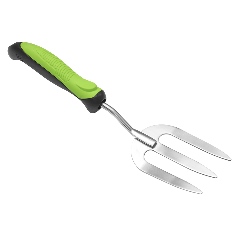 Sealey GTSG021 Hand Fork with Soft Grip Handle & Stainless Steel Tines