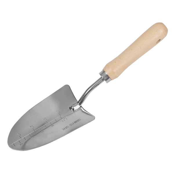 Sealey GTWH003 Premier Hand Trowel Hand Trowel with Ash Handle & Stainless Steel Blade