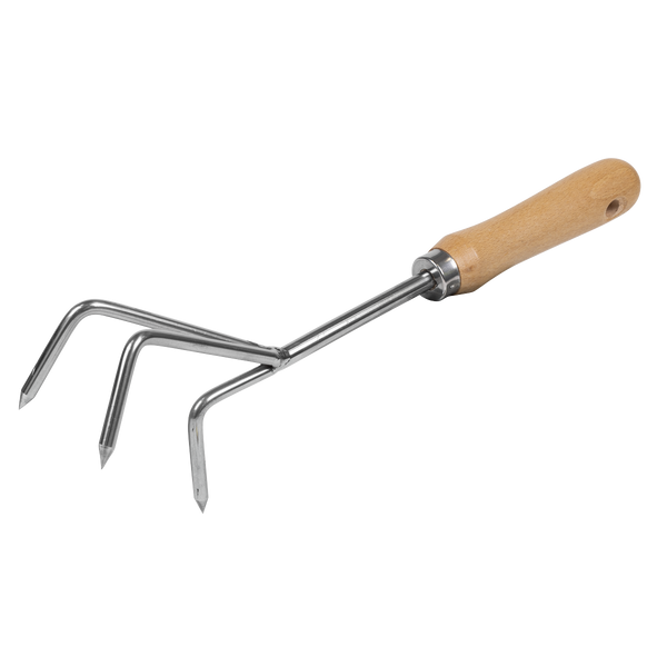 Sealey GTWH005 Premier Cultivator with Short Ash Handle & Stainless Steel Tines