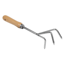 Sealey GTWH005 Premier Cultivator with Short Ash Handle & Stainless Steel Tines