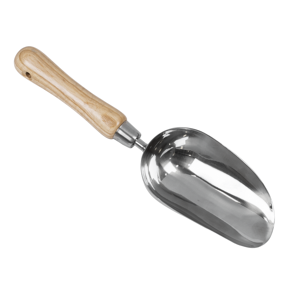 Sealey GTWH006 Premier Garden Scoop with Ash Handle & Stainless Steel Head