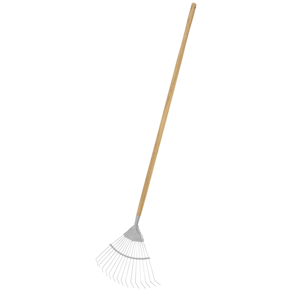 Sealey GTWH010 Premier Lawn Rake with Long Ash Handle & Stainless Steel Tines