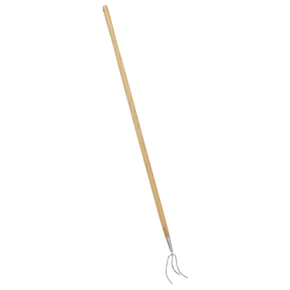 Sealey GTWH012 Premier Garden Cultivator with Ash Handle & Stainless Steel Tines