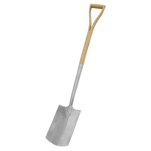 Sealey GTWH015 Premier Digging Spade with Ash Y Handle & Stainless Steel Blade