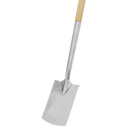 Sealey GTWH017 Premier Border Spade with Ash Y Handle & Stainless Steel Blade