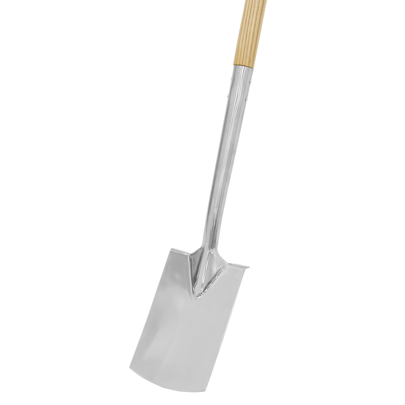 Sealey GTWH017 Premier Border Spade with Ash Y Handle & Stainless Steel Blade