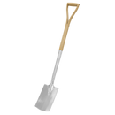 Sealey GTWH017 Premier Border Spade with Ash Y Handle & Stainless Steel Blade