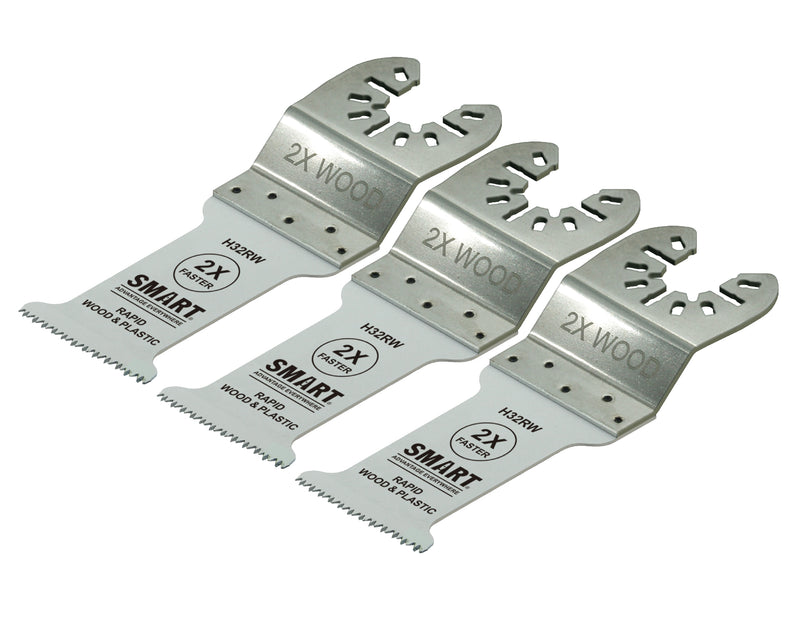 SMART H32RW3 Trade Series 32mm Rapid Wood Blade - 3 Pack