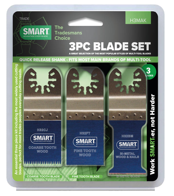 SMART H3MAK Trade Series 3 Piece Blade Set