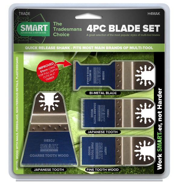 SMART H4MAK Trade Series 4 Piece Blade Set