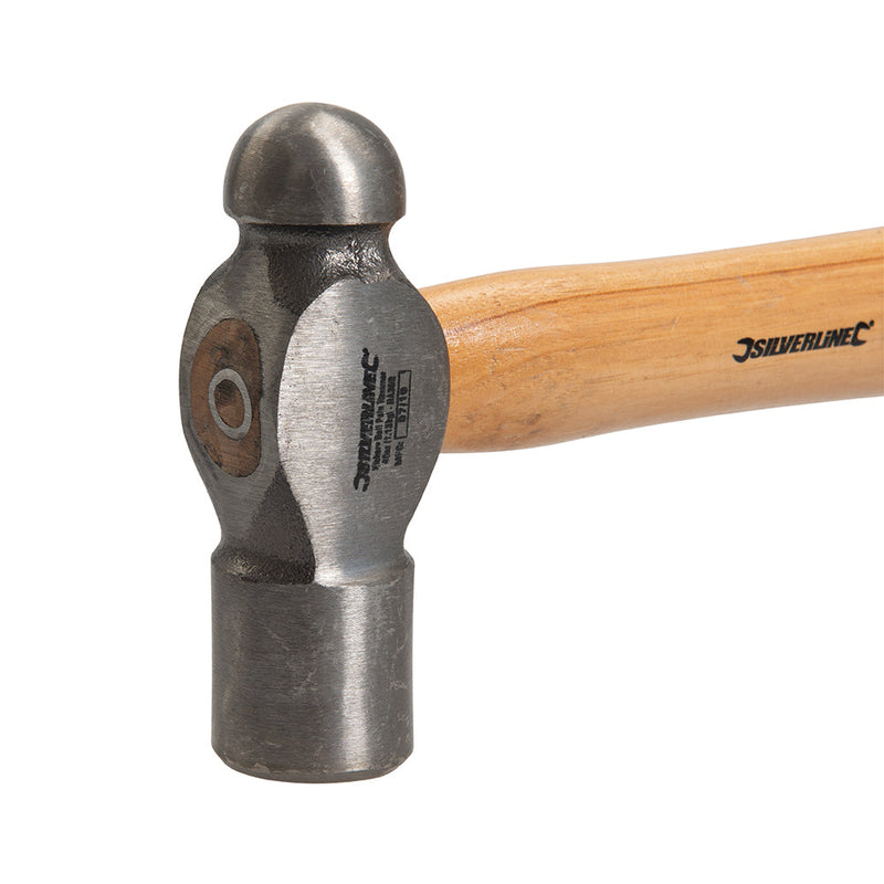 Silverline HA30B Ball Pein Hammer Hickory