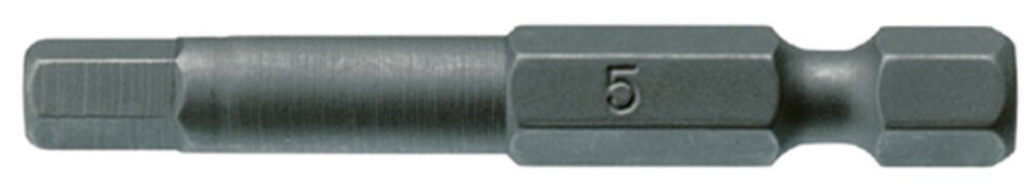 Teng Tools HEX5000603 Bit 1/4" Hex Drive 50mm Length 6mm Hex 3 Pieces